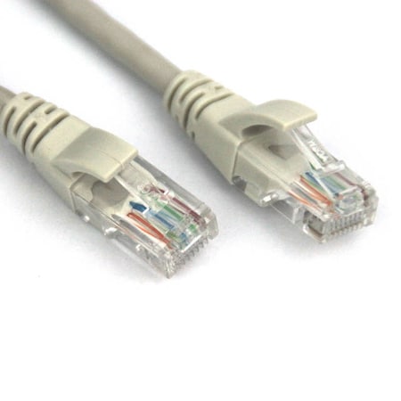 7ft Cat5e UTP Crossover Patch Cable (Gray)